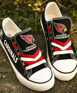 Arizona Cardinals Limited Print Low Top Canvas Sneakers