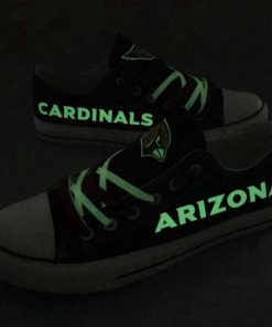 Arizona Cardinals Limited Print Luminous Low Top Canvas Sneakers