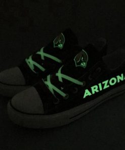 Arizona Cardinals Limited Print Luminous Low Top Canvas Sneakers