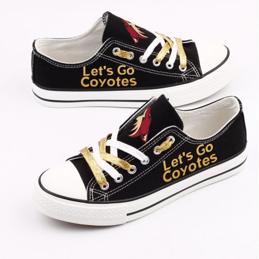 Arizona Coyotes Limited Low Top Canvas Shoes Sport