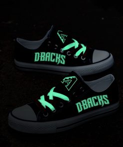 Arizona Diamondbacks Limited Luminous Low Top Canvas Sneakers