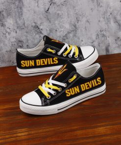 Arizona State Sun Devils Limited Low Top Canvas Shoes Sport