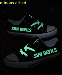 Arizona State Sun Devils Limited Luminous Low Top Canvas Sneakers