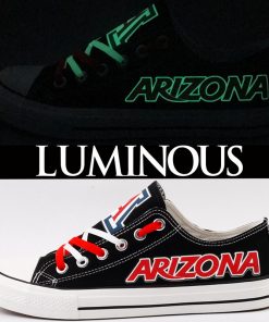 Arizona Wildcats Limited Luminous Low Top Canvas Sneakers