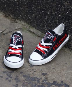Atlanta Falcons Limited Low Top Canvas Sneakers