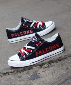 Atlanta Falcons Limited Low Top Canvas Sneakers