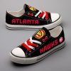 Atlanta Hawks Limited Low Top Canvas Shoes Sport