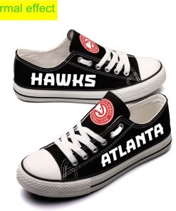 Atlanta Hawks Limited Luminous Low Top Canvas Sneakers