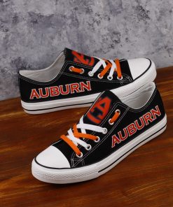 Auburn Tigers Limited Low Top Canvas Shoes Sport