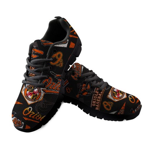 Baltimore Orioles Flats Adults Casual Shoes Sports