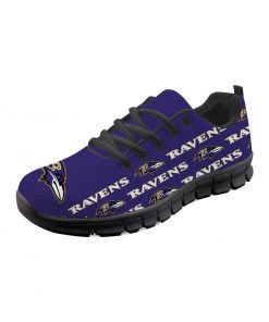 Baltimore Ravens Custom 3D Print Running Sneakers