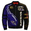Baltimore Ravens Fans Air Force One Flight Jacket