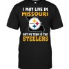 Born A Steelers Fan Just Like My Mommy T Shirt