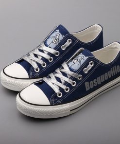 Bosqueville Bulldogs Limited High School Students Low Top Canvas Sneakers