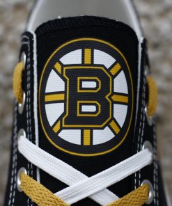 Boston Bruins Limited Low Top Canvas Sneakers