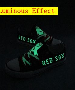 Boston Red Sox Limited Luminous Low Top Canvas Sneakers