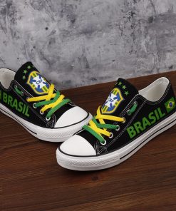 Brazil National Team Low Top Canvas Sneakers