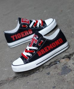 Bremond Tigers Limited High School Students Low Top Canvas Sneakers
