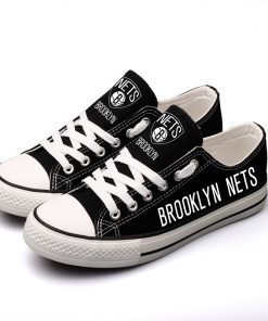 Brooklyn Nets Limited Low Top Canvas Sneakers
