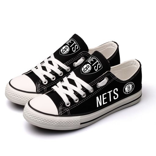 Brooklyn Nets Limited Low Top Canvas Shoes Sport