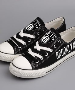 Brooklyn Nets Limited Fans Low Top Canvas Sneakers