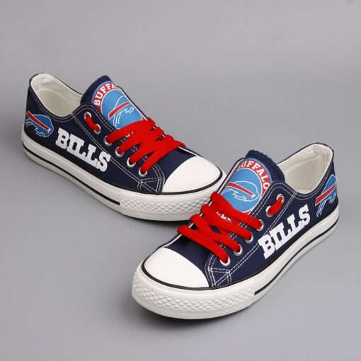 Buffalo Bills Limited Print Low Top Canvas Sneakers