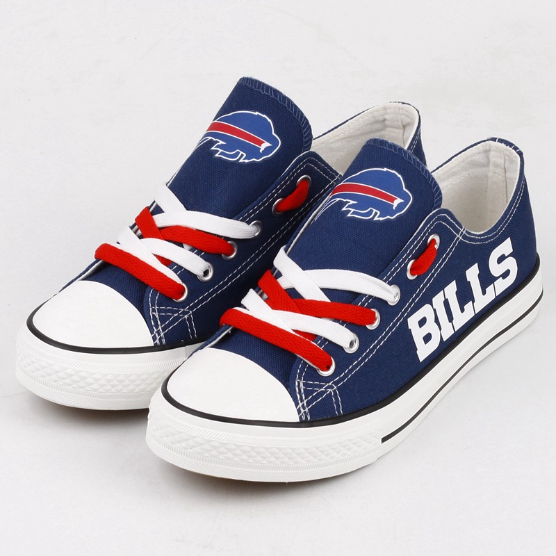 Buffalo Bills Limited Low Top Canvas Sneakers - Thegiftsports Store