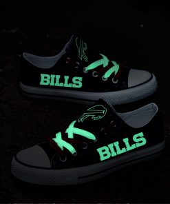 Buffalo Bills Limited Luminous Low Top Canvas Sneakers