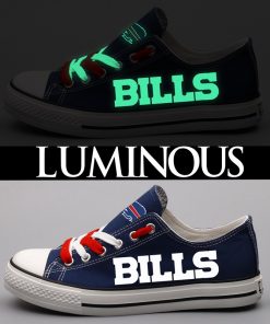 Buffalo Bills Limited Luminous Low Top Canvas Sneakers