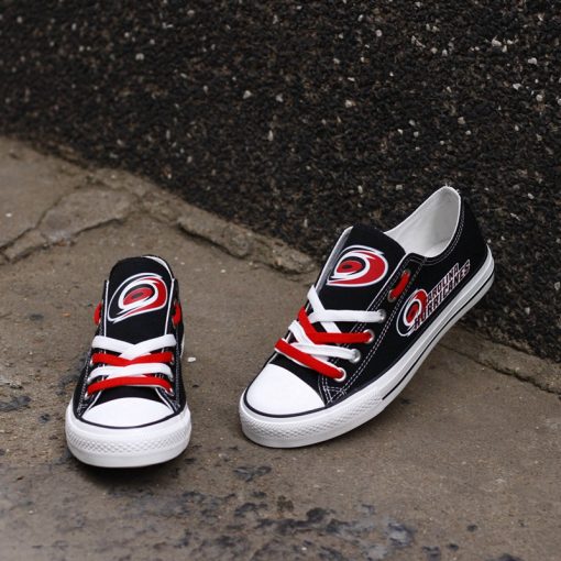 Carolina Hurricanes Limited Fans Low Top Canvas Sneakers