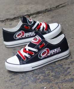 Carolina Hurricanes Limited Fans Low Top Canvas Shoes Sport