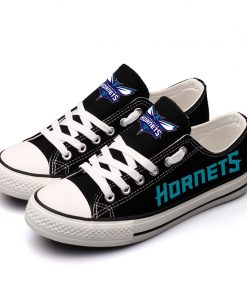 Charlotte Hornets Limited Low Top Canvas Shoes Sport