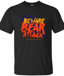 Chicago Footballer Beware Bear Attack T Shirt