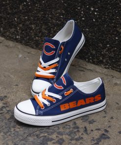 Chicago Bears Low Top Canvas Sneakers