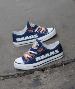 Chicago Bears Luminous Low Top Canvas Sneakers