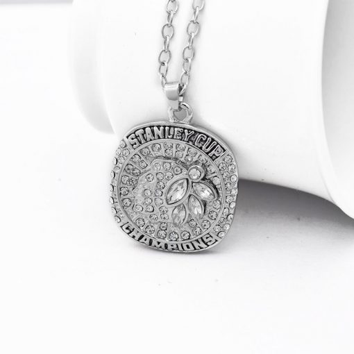 Chicago Blackhawks 2015 Stanley Cup Championship Necklace