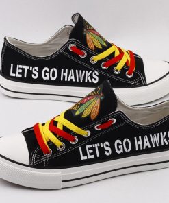 Chicago Blackhawks Limited Low Top Canvas Shoes Sport