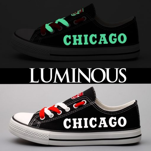 Chicago Bulls Limited Luminous Low Top Canvas Sneakers