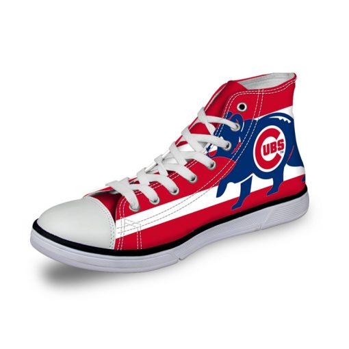 Chicago Cubs 3D Casual Lace-Up Sneakers
