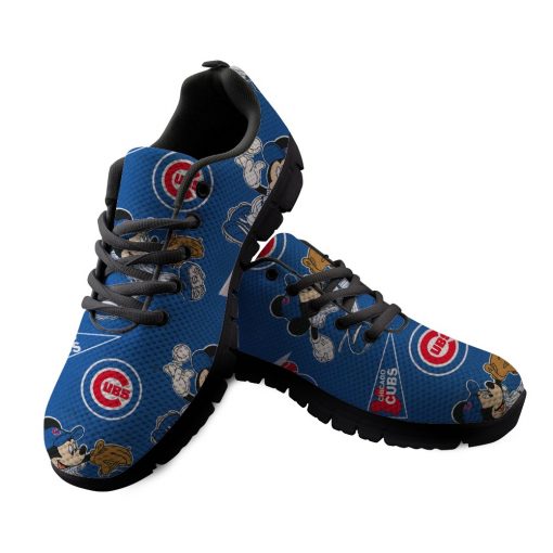 Chicago Cubs Custom 3D Running Sneakers