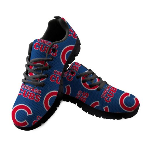 Chicago Cubs Custom 3D Running Shoes