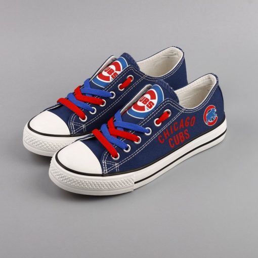 Chicago Cubs Limited Low Top Canvas Sneakers