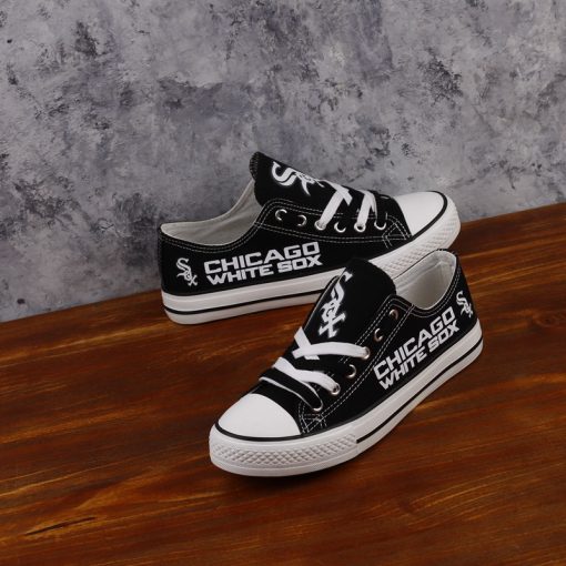 Chicago White Sox Limited Print Low Top Canvas Sneakers