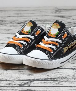 Christmas Anaheim Ducks Limited Low Top Canvas Sneakers