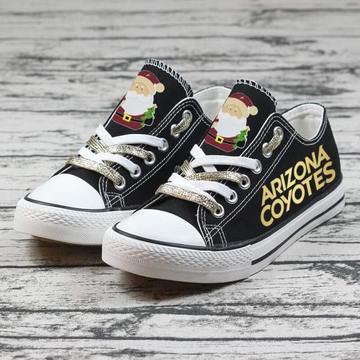 Christmas Arizona Coyotes Limited Low Top Canvas Sneakers