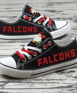 Christmas Atlanta Falcons Limited Low Top Canvas Sneakers