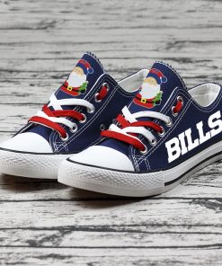 Christmas Design Buffalo Bills Limited Low Top Canvas Sneakers