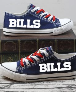 Christmas Design Buffalo Bills Limited Low Top Canvas Sneakers