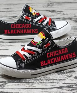 Christmas Chicago Blackhawks Limited Low Top Canvas Sneakers