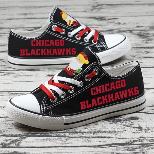 Christmas Chicago Blackhawks Limited Low Top Canvas Sneakers